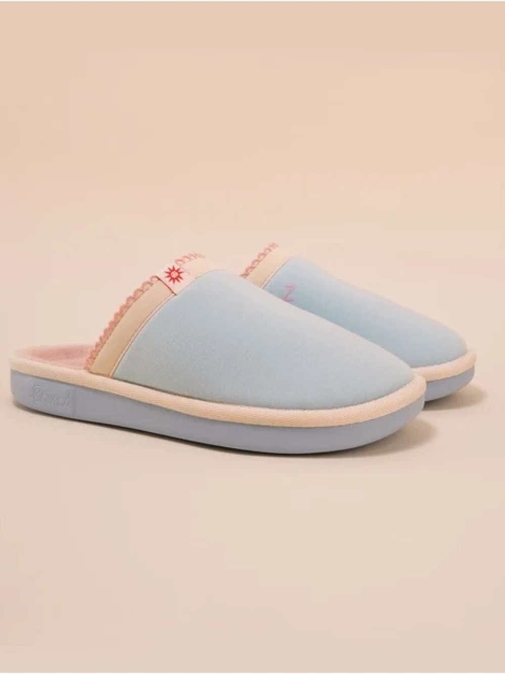 Brunch x Cozyland sold out Pastel Blue Indoor Slippers machine washable!!!